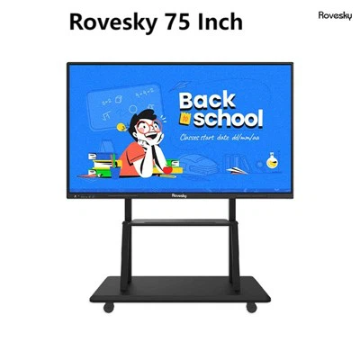 Rovesky 75- tommers 4K berøringsskjerm smart tavle